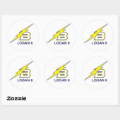 LOGAN 6 RONDE STICKER (Vel)