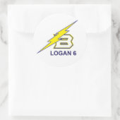 LOGAN 6 RONDE STICKER (Tas)