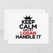 LOGAN BRIEFKAART (Voorkant / Achterkant)