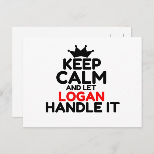 LOGAN BRIEFKAART (Voorkant / Achterkant)