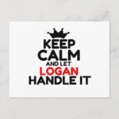 LOGAN BRIEFKAART (Voorkant)