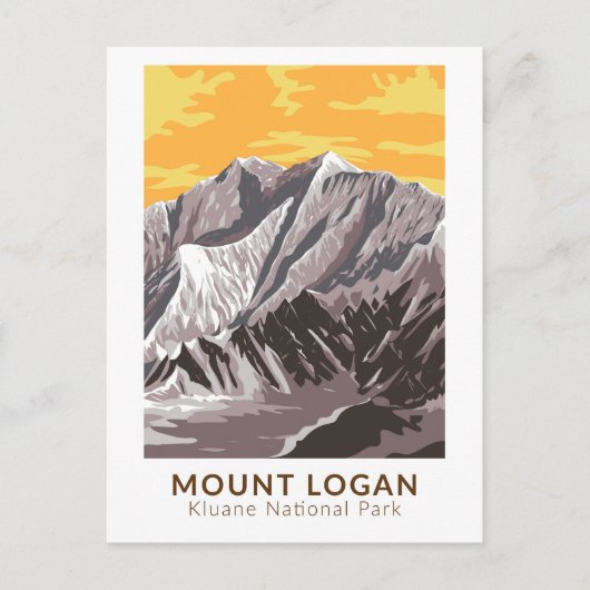 Logan Canada Travel Art opzetten Briefkaart (Voorkant)