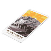 Logan Canada Travel Art  opzetten Magneet (Linkerzijde)