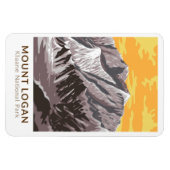 Logan Canada Travel Art  opzetten Magneet (Horizontaal)