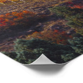 Logan Canyon in Utah in het najaar met voorbijgaan Poster (Hoek)