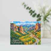 Logan Canyon VS Briefkaart (Staand voorkant)