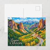 Logan Canyon VS Briefkaart (Voorkant / Achterkant)