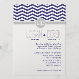 Logan Chevron   marinegrijs METALLIC IJSPAPIER Kaart