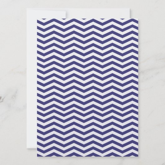 Logan Chevron | METALLIC ICE PAPIER voor marinegri Kaart (Achterkant)