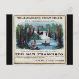 Logan Clipper Sailing Briefkaart