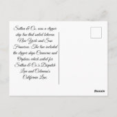 Logan Clipper Sailing Briefkaart (Achterkant)