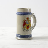Logan Coat of Arms Stein - familiekust Bierpul (Voorkant rechts)