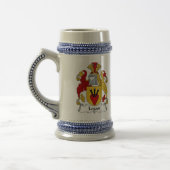 Logan Coat of Arms Stein - familiekust Bierpul (Links)