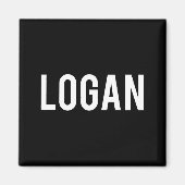 Logan - Cool New Funny Name Fan Gift Tee  Magneet (Voorkant)