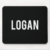 Logan - Cool New Funny Name Fan Gift Tee  Muismat (Voorkant)