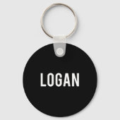 Logan - Cool New Funny Name Fan Gift Tee  Sleutelhanger (Voorkant)