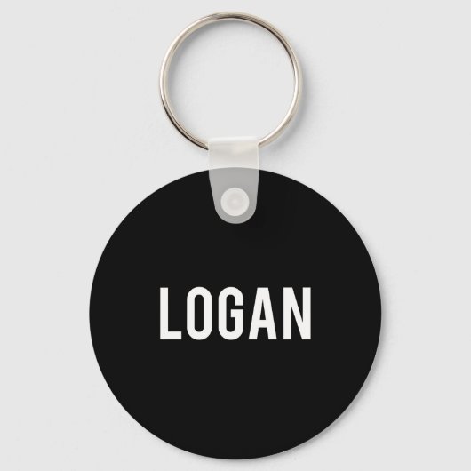 Logan - Cool New Funny Name Fan Gift Tee Sleutelhanger (Voorkant)