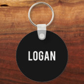 Logan - Cool New Funny Name Fan Gift Tee Sleutelhanger (Voorkant)
