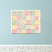 Logan County, Kansas Canvas Afdruk (Insitu (Houten vloer))