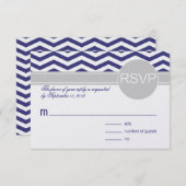 Logan en Derek RSVP | METALLIC ICE PAPIER voor mar (Voorkant / Achterkant)