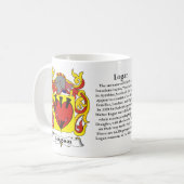 Logan Family Coat of Arms Mok (Voorkant links)