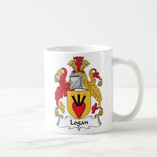 Logan Family Crest Koffiemok (Rechts)