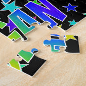 "LOGAN" First Name, Fun "HAPPY BIRTHDAY" Legpuzzel (Zijkant)