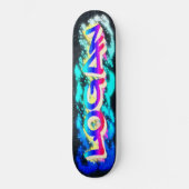 LOGAN Gepersonaliseerd Graffiti Skateboard (Voorkant)