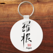 Logan - Kanji Name Sleutelhanger (Voorkant)