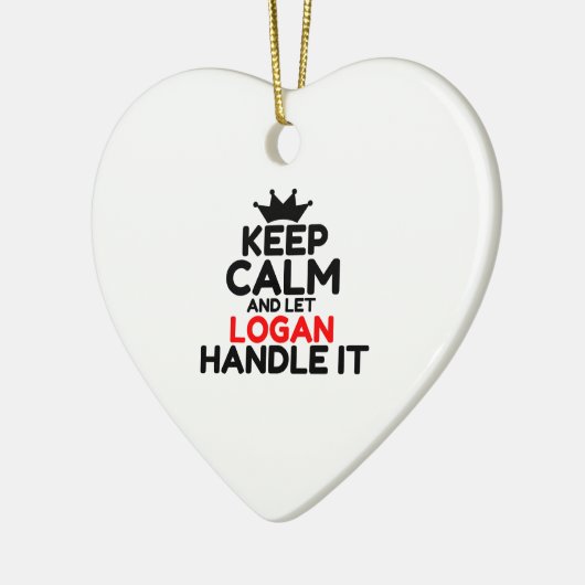 LOGAN KERAMISCH ORNAMENT (Links)