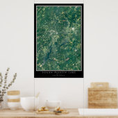 Logan Martin Lake Alabama Satellite Poster Map (Keuken)