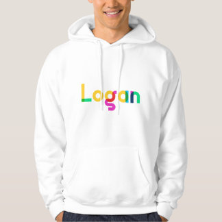 Logan naam voor kinderen baby's Volwassenen genaam Hoodie