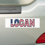 Logan Name Vorname USA Aufkleber Sticker Auto (Op auto)
