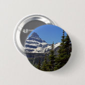 Logan-pas in Glacier National Park Ronde Button 5,7 Cm (Voorkant /achterkant)