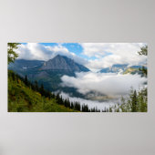 Logan Pass Glacier National Park Panorama Print (Voorkant)