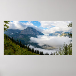 Logan Pass Glacier National Park Panorama Print