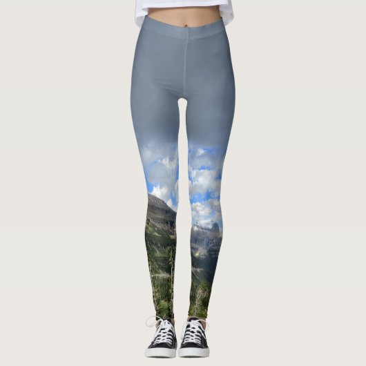 Logan Pass Panorama - Glacier National Park Leggings (Voorkant)