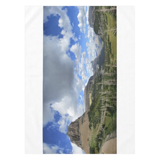 Logan Pass Panorama - Nationaal Park Glacier Tafelkleed (Voorkant)