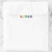 Logan Ronde Sticker (Tas)