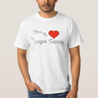 Logan Square - vanaf het hart van T-shirt