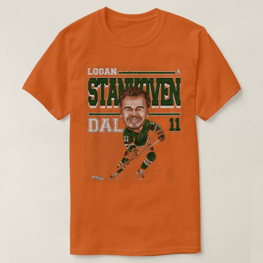 Logan Stankoven Dallas toon TShirt 1 (Design voorkant)