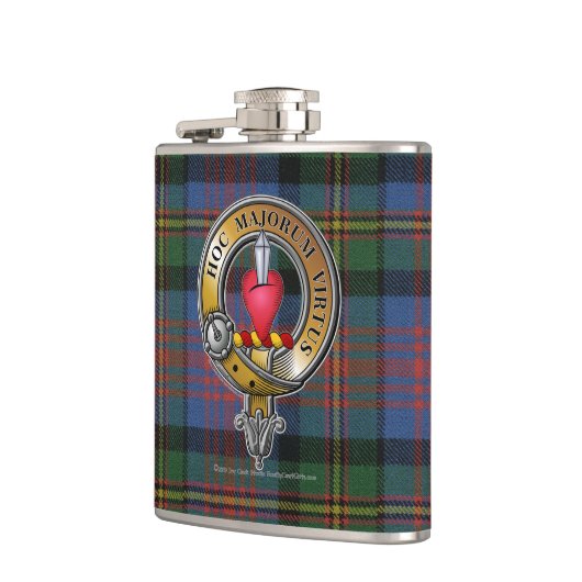 Logan Tartan & Badge Heupfles (Links)