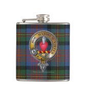 Logan Tartan & Badge Heupfles (Voorkant)