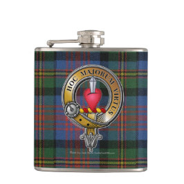 Logan Tartan & Badge Heupfles