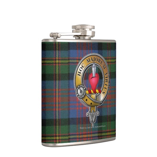 Logan Tartan & Badge Heupfles (Rechts)