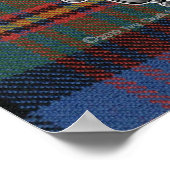 Logan Tartan & Badge Poster (Hoek)