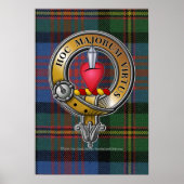 Logan Tartan & Badge Poster (Voorkant)