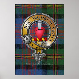 Logan Tartan & Badge Poster