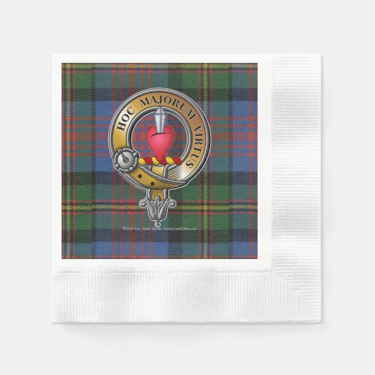 Logan Tartan & Badge Servet (Voorkant)