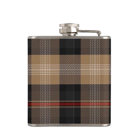 Logan Tartan Flask Heupfles (Achterkant)